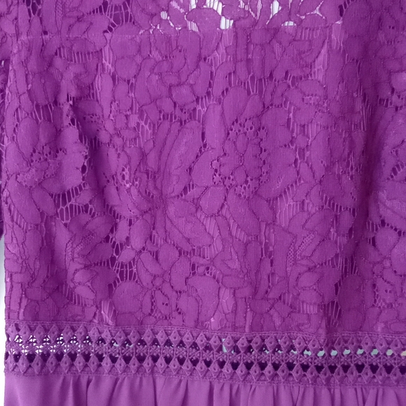 NWT Truth and Fable Lilac Evening Long Dress - Picture 9 of 11